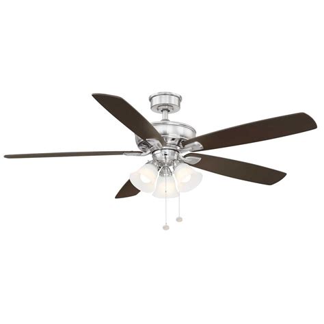 I have purchased three of the hampton bay wellston fans for my home. Hampton Bay Wellton 60 in. LED Brushed Nickel Ceiling Fan ...