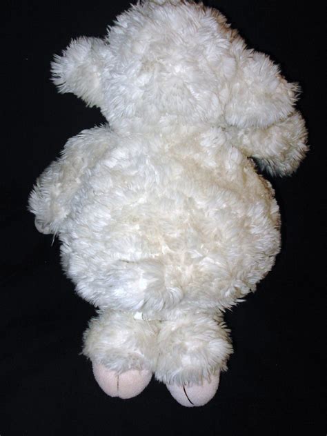 Babystyle Lulu Lamb Plush Stuffed Animal Baby Toy White Cream Baby