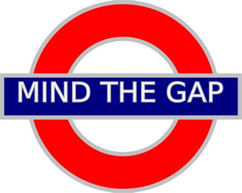 Mind The Gap Tube Sign Clip Art At Vector Clip Art Online