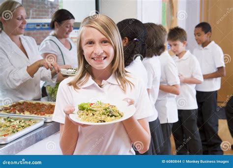 School Cafeteria Royalty Free Stock Photography