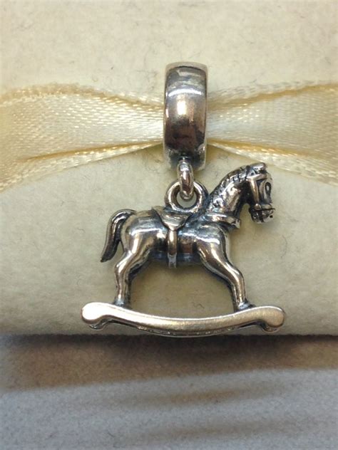 Authentic Pandora Silver Rocking Horse Charm 791413