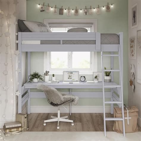 Alfred Twin Loft Bed With Desk And Reviews Birch Lane Loft Beds For