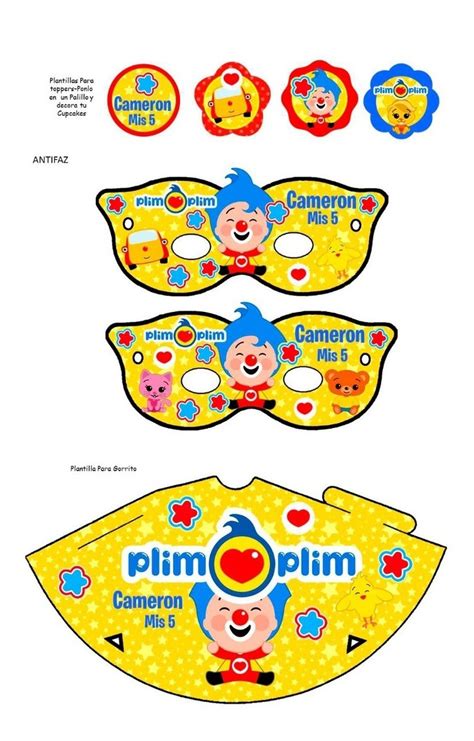 Kit Imprimible Para Tu Fiesta De Payaso Plim Plim 5500 En Mercado