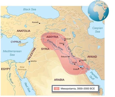 Mesopotamia Region Map