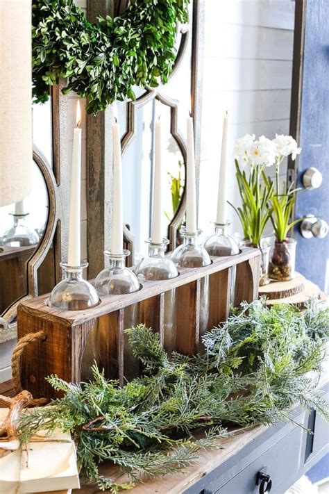 6 After Christmas Winter Foyer Decorating Ideas