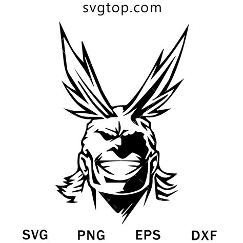 All Might Svg My Hero Academia Svg Svgtop Top Quality Svg