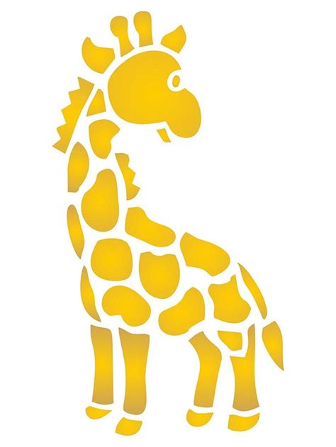 Stencils For Walls Baby Giraffe Stencil Would Be Perfect For Your