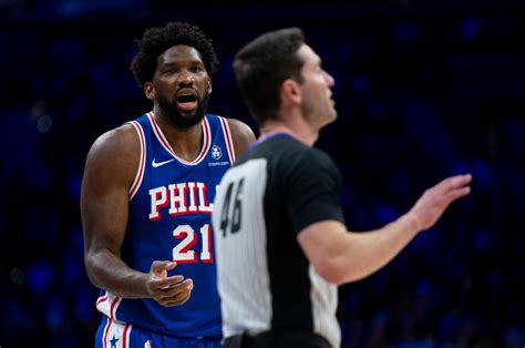 Joel Embiid Fined 35k For Obscene Gestures During Victory Over Portland Trail Blazers