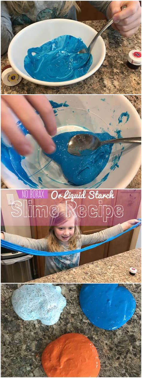 When the slime is cool enough to touch, knead and stretch it. How To Make Stretchy Slime Without Borax Or Liquid Starch ...