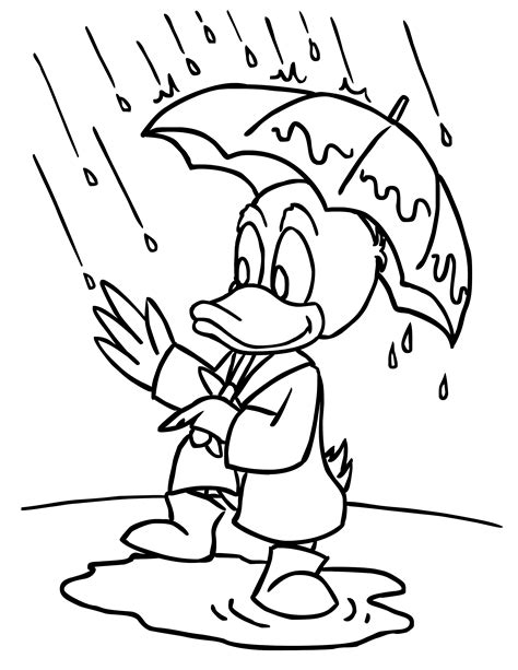 Rainy Coloring Pages Kids Print Color Sketch Coloring Page