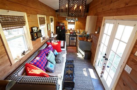 Extra comfort is a must even though we are living in a tiny house interior. Married Couple's 276 Sq. Ft. Gooseneck Tiny House