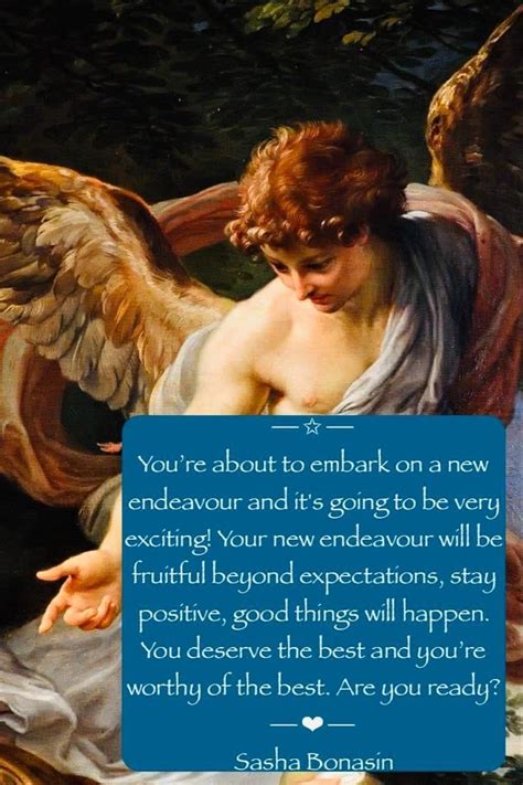 Daily Angel Message By Sasha Bonasin In 2023 Positive Quotes For Life