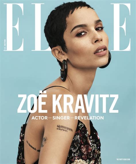 zoë kravitz elle us january 2018 issue