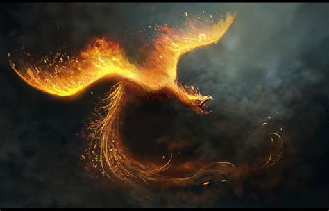 640x960 Resolution Phoenix Wallpaper Phoenix Fire Digital Art
