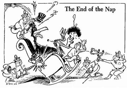 Seuss Political Cartoon Cartoons End Ww2 Nap