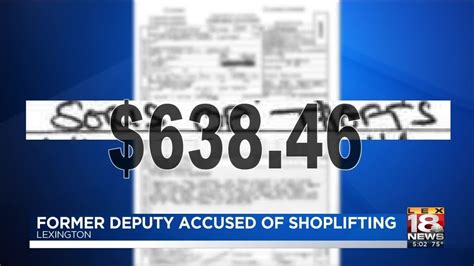 Former Deputy Accused Of Shoplifting Youtube