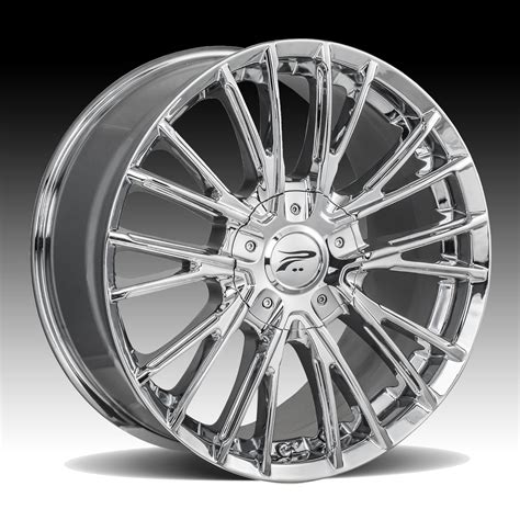 Platinum 437C Genesis Chrome Custom Wheels Rims - Platinum Custom
