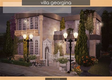 Villa Georgina By Praline At Cross Design Sims 4 Updates