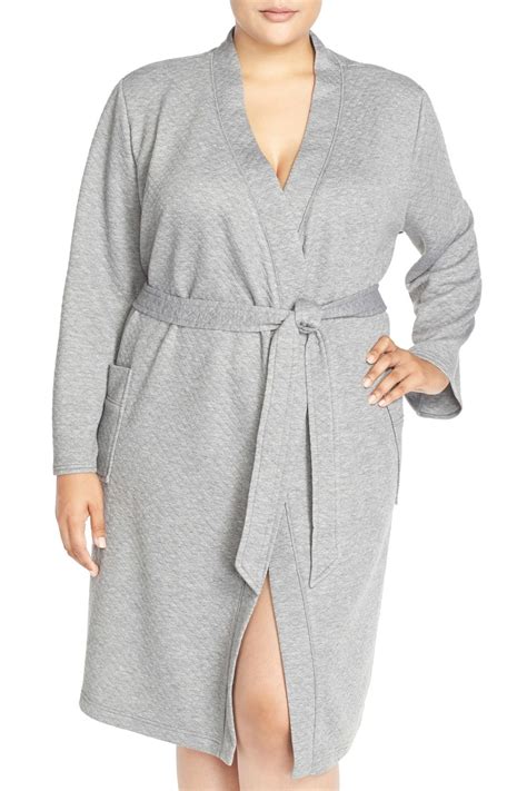 Quilted Short Robe Plus Size Short Robe Plus Size Plus Size Intimates
