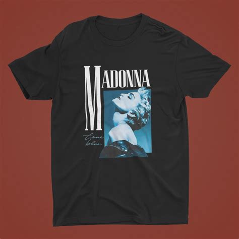 Madonna True Blue T Shirt Vintage Madonna Graphic Body Fit T Etsy