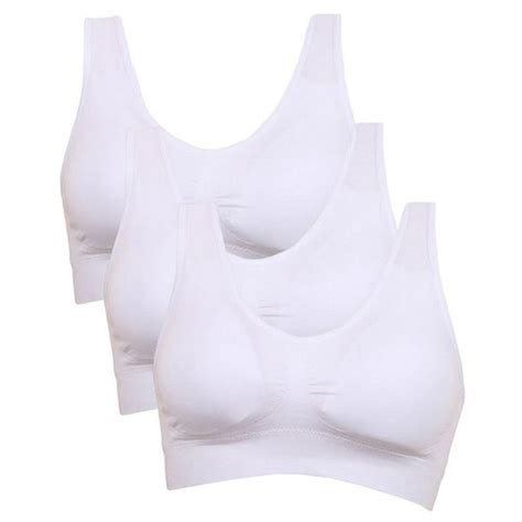 valcatch womens breathable sports bra wirefree sleep bra 3pack s 5xl