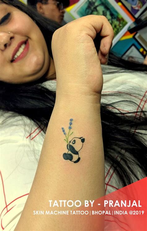 Baby Panda Tattoo By Pranjal Skin Machine Tattoo Studio Bhopal
