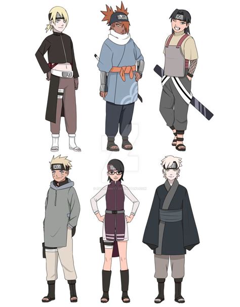 Boruto Character Remake By Radrabbiitt Anime Naruto Personagens De Anime Boruto Personagens