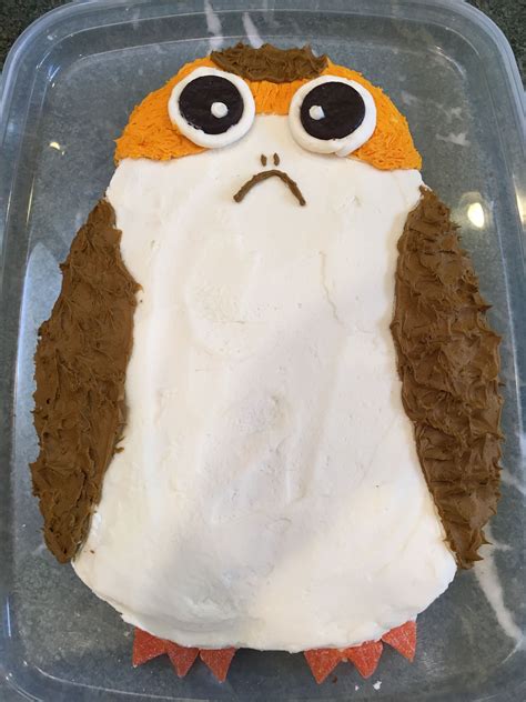 Star Wars Porg Cake Star Wars Cake Star Wars Food Star Wars Cake Toppers