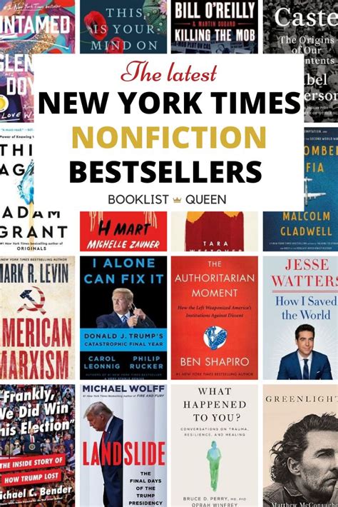 New York Times Nonfiction Best Sellers Best Non Fiction Books
