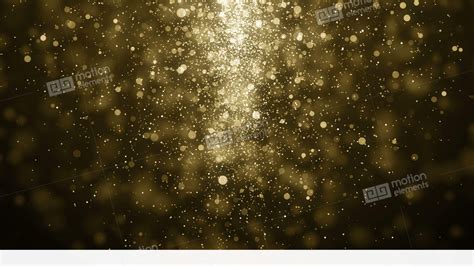 Particles Gold Bokeh Glitter Awards Dust Abstract Background Loop Stock
