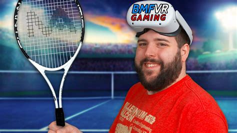 The Best Vr Tennis Game For Quest 2 First Person Tennis Youtube
