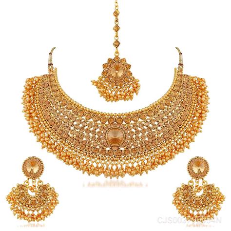 apara bridal pearl lct stones gold necklace set suppliers manufacturers