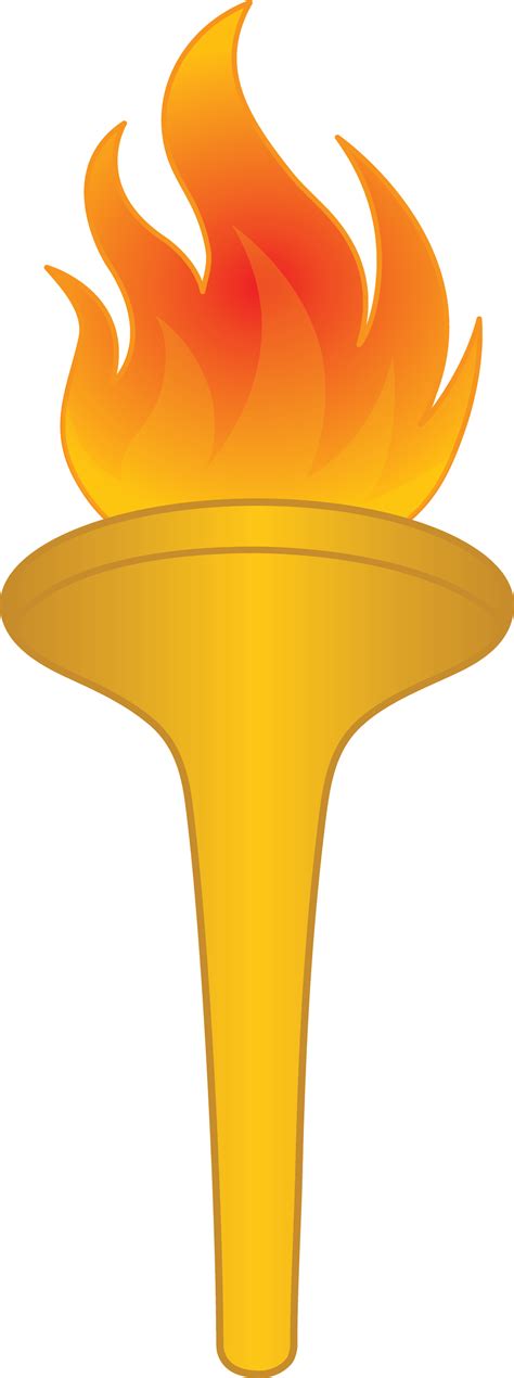 Olympic Torch Free Clip Art