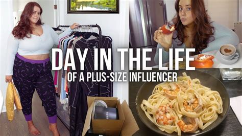 DAY IN THE LIFE Of A Plus Size Influencer Unboxing PR Yummy Meals