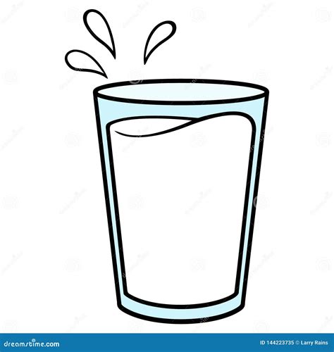 Glass Of Milk Flavors Clipart Vector Illustration Set CartoonDealer