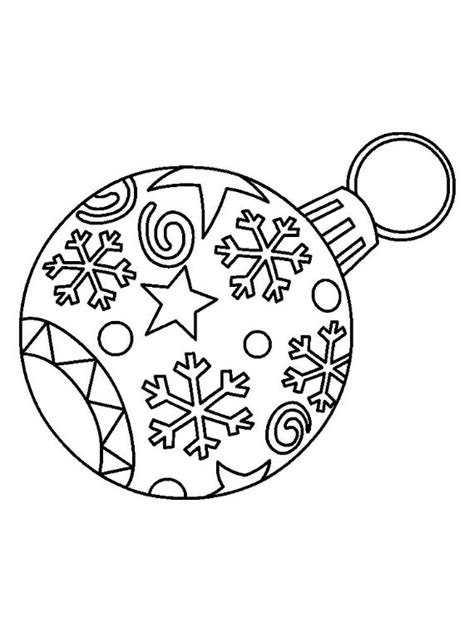 Christmas Coloring Balls Coloring Pages