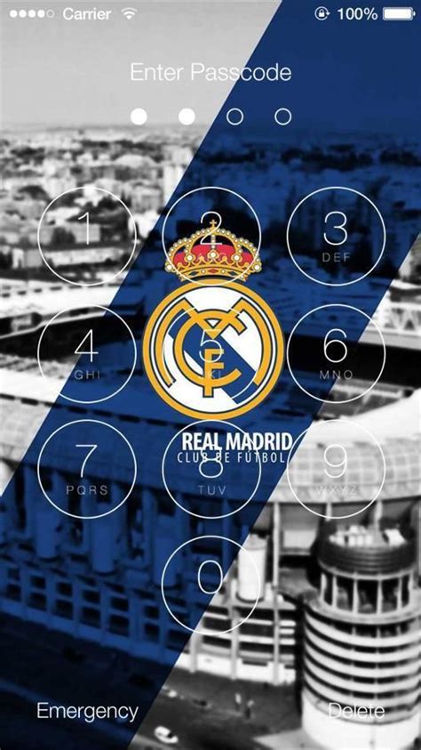 Lock Screen Real Madrid Wallpaper Iphone Hd Football En 2020 Fond D