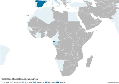 Spanish Speaking Countries World In Maps