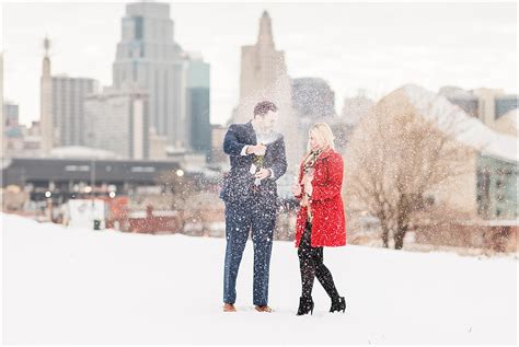 Kerri And Mike Kansas City Winter Engagement Session