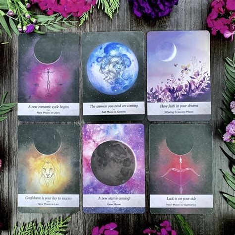 Moonology Oracle Cards A 44 Card Deck And Guidebook By Yasmin Boland