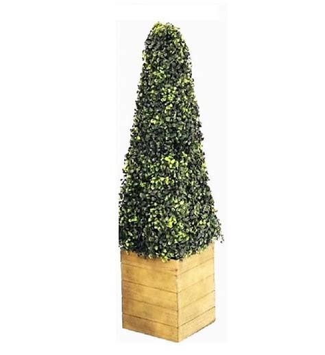 Single Artificial 3ft Pyramid Cone Tree Indoor Outdoor Wall Door