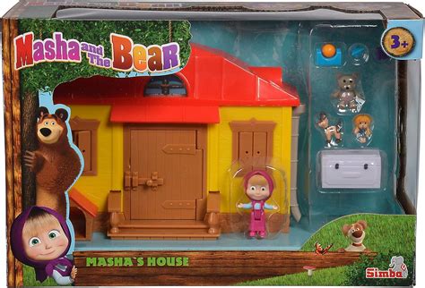 Simba 109301633 Bear Masha House Playset Assorted Uk Toys And Games
