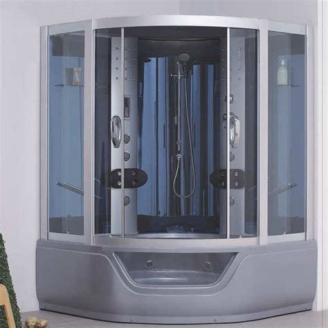 Box doccia idromassaggio polonord 160x85 cm, rettangolare e full optional, con sauna bagno turco e ozonoterapia, spazioso e molto elegante, composto con vasca realizzata in resistente resina abs antiscivolo, vetro fumè temperato antirottura e antiframmentazione 5mm ultra resistente e profili. Cabina Idromassaggio per due persone con Vasca combinata ...