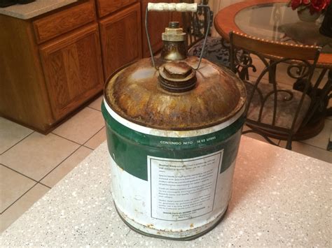 S Quaker State Gallon Oil Can Collectors Weekly