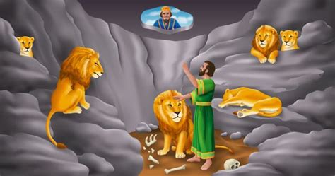 Daniel In The Lions Den Bible Mural Childrens Bible Danielsma