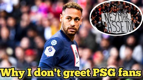 Shocking Why Neymar Doesnt Greet Psg Supporters After Matches Youtube
