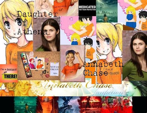 Annabeth Chase Collage Percy Jackson And The Olympians Books Fan Art