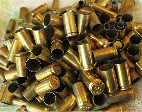 1 Pound Of Mixed Brass Spent Bullet Shell Casings From