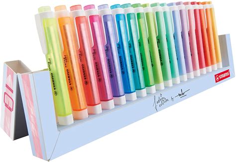 Stabilo Highlighter Swing Cool Desk Set Of 18 Assorted Colours 8 Neon