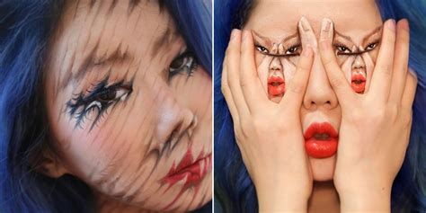 Mua Dain Yoon Creates The Trippiest Makeup And Optical Illusions On